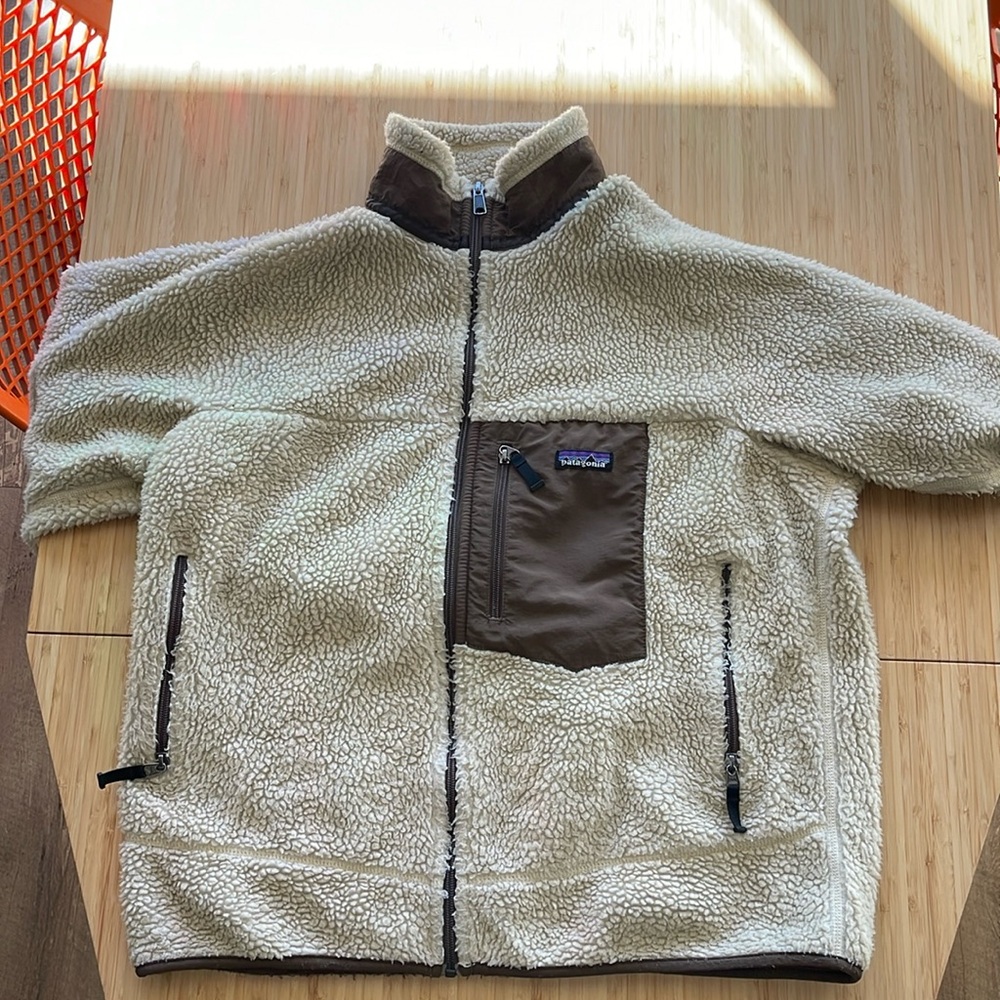 Patagonia deep pile retro X oatmeal thick fleece 2011 - good condition